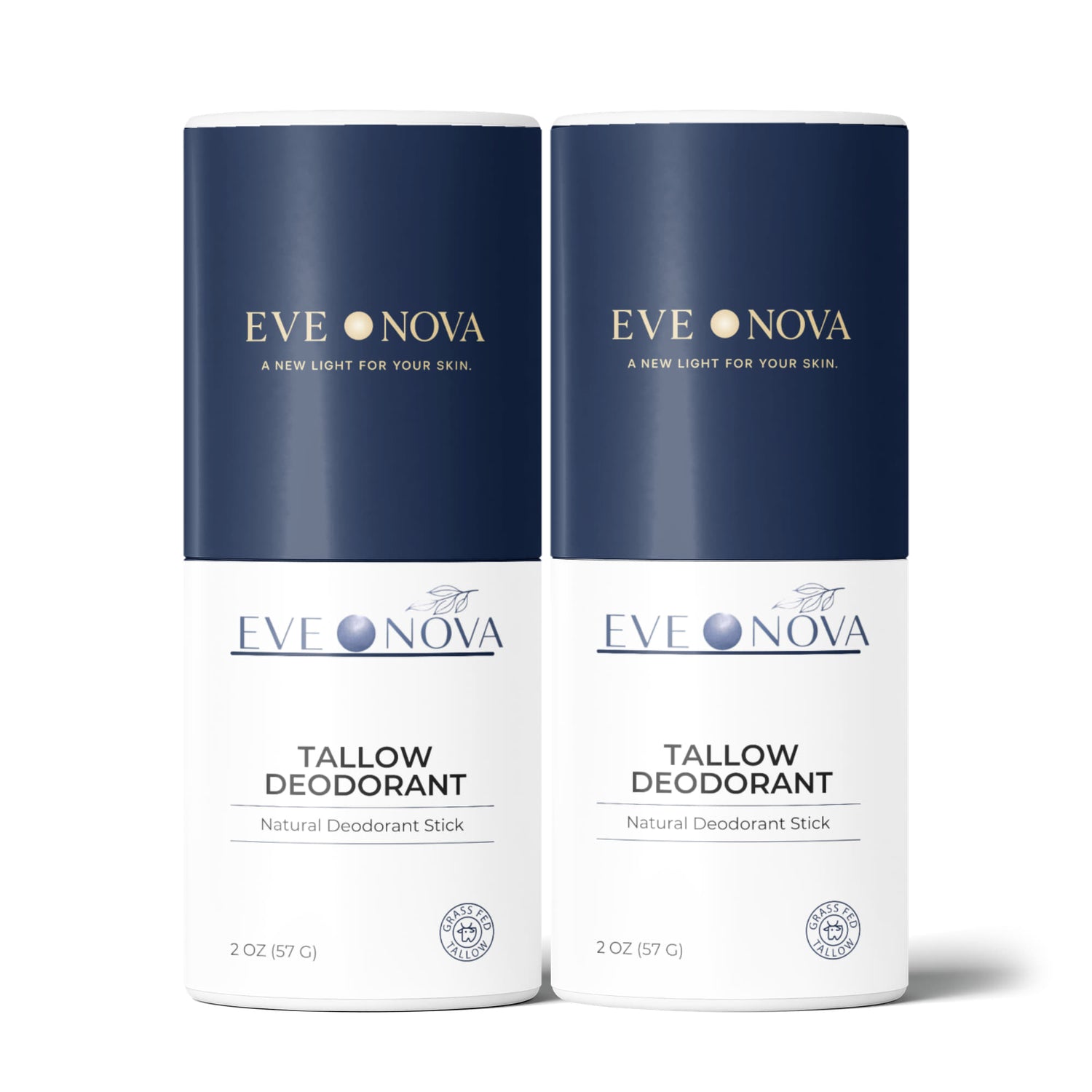 2 Pack Natural Tallow Deodorant Stick