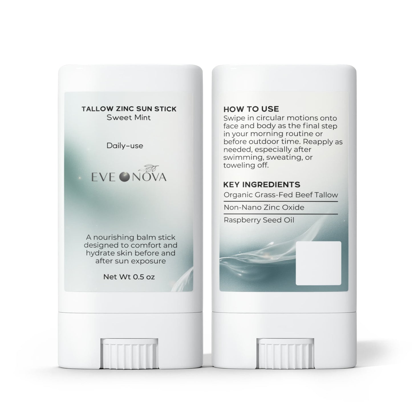 2 Pack Tallow Zinc Sun Stick