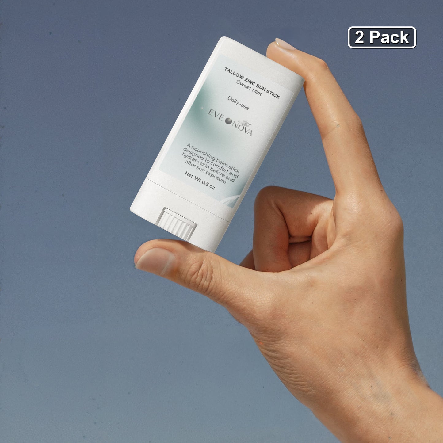 2 Pack Tallow Zinc Sun Stick