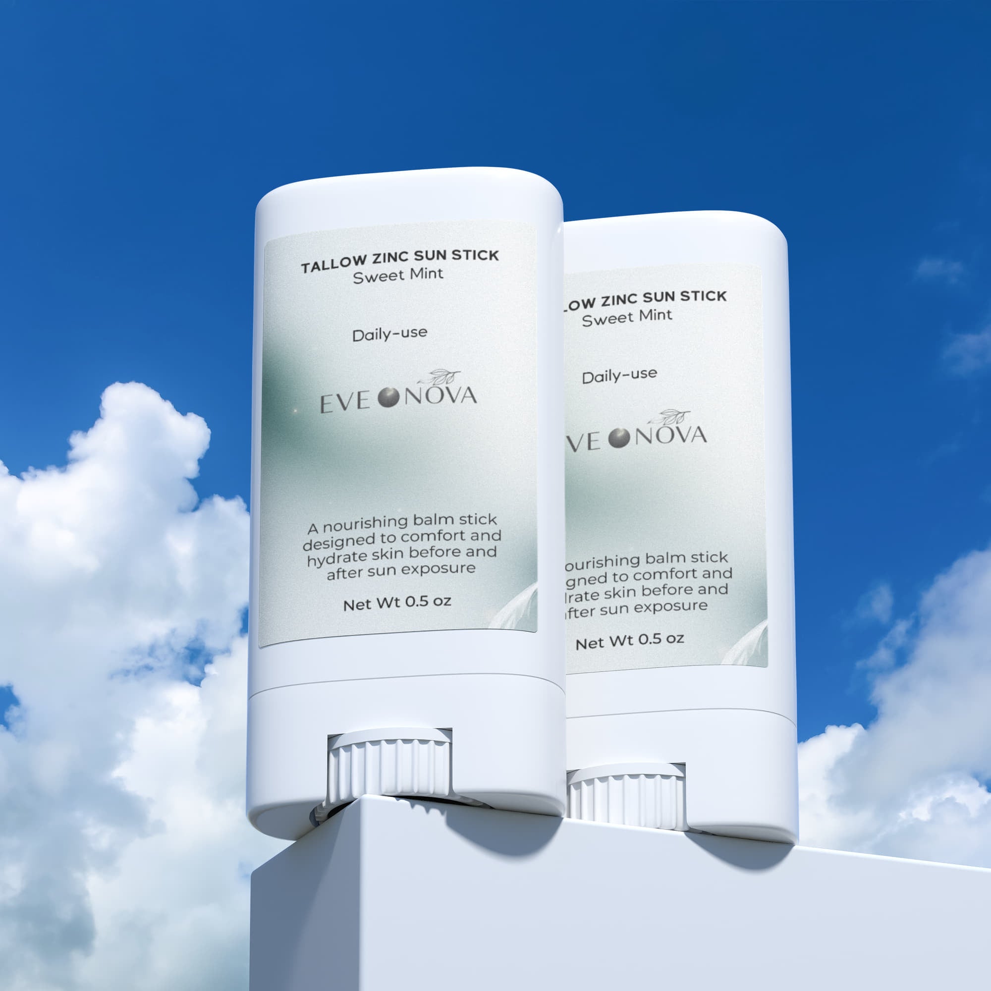 2 Pack Tallow Zinc Sun Stick