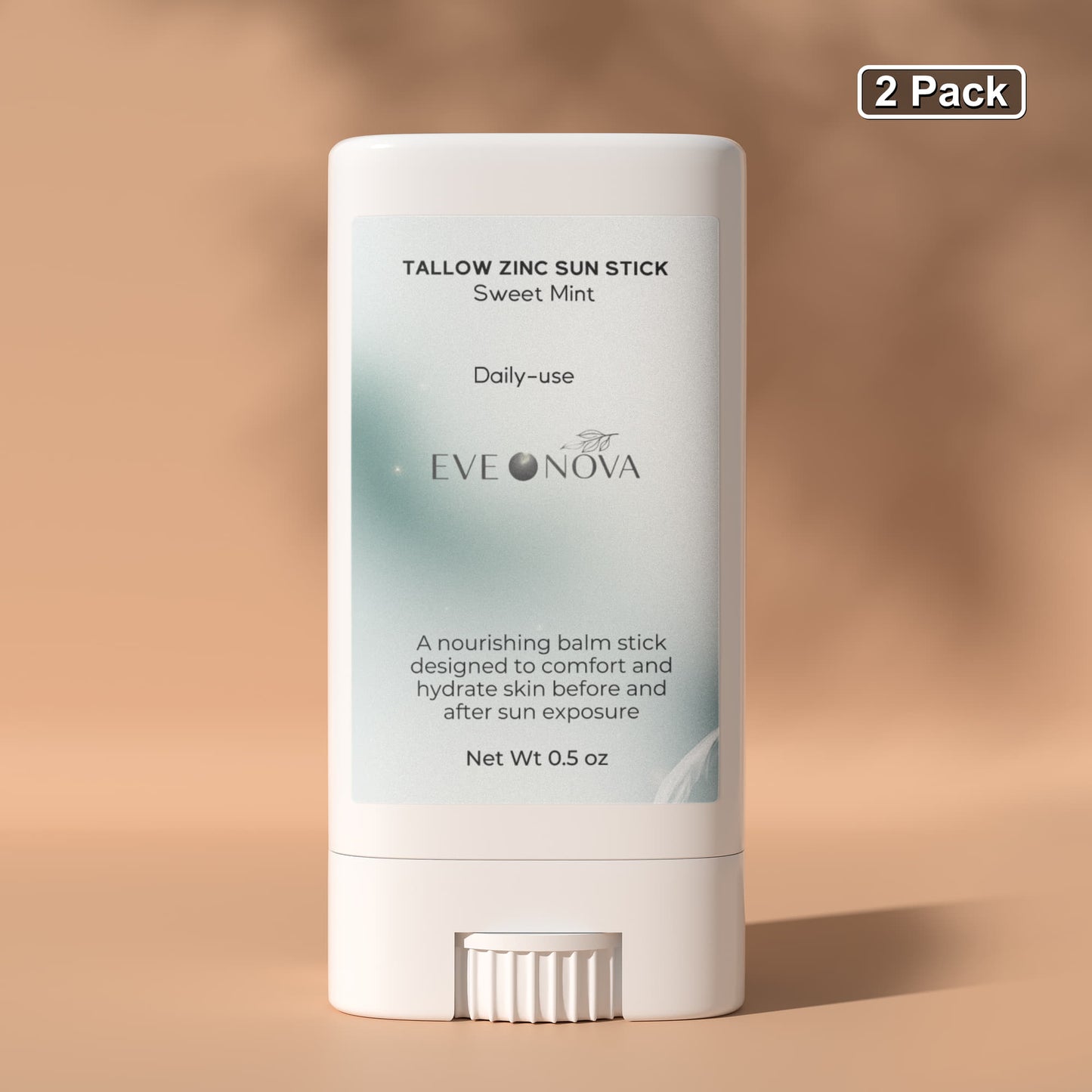 2 Pack Tallow Zinc Sun Stick