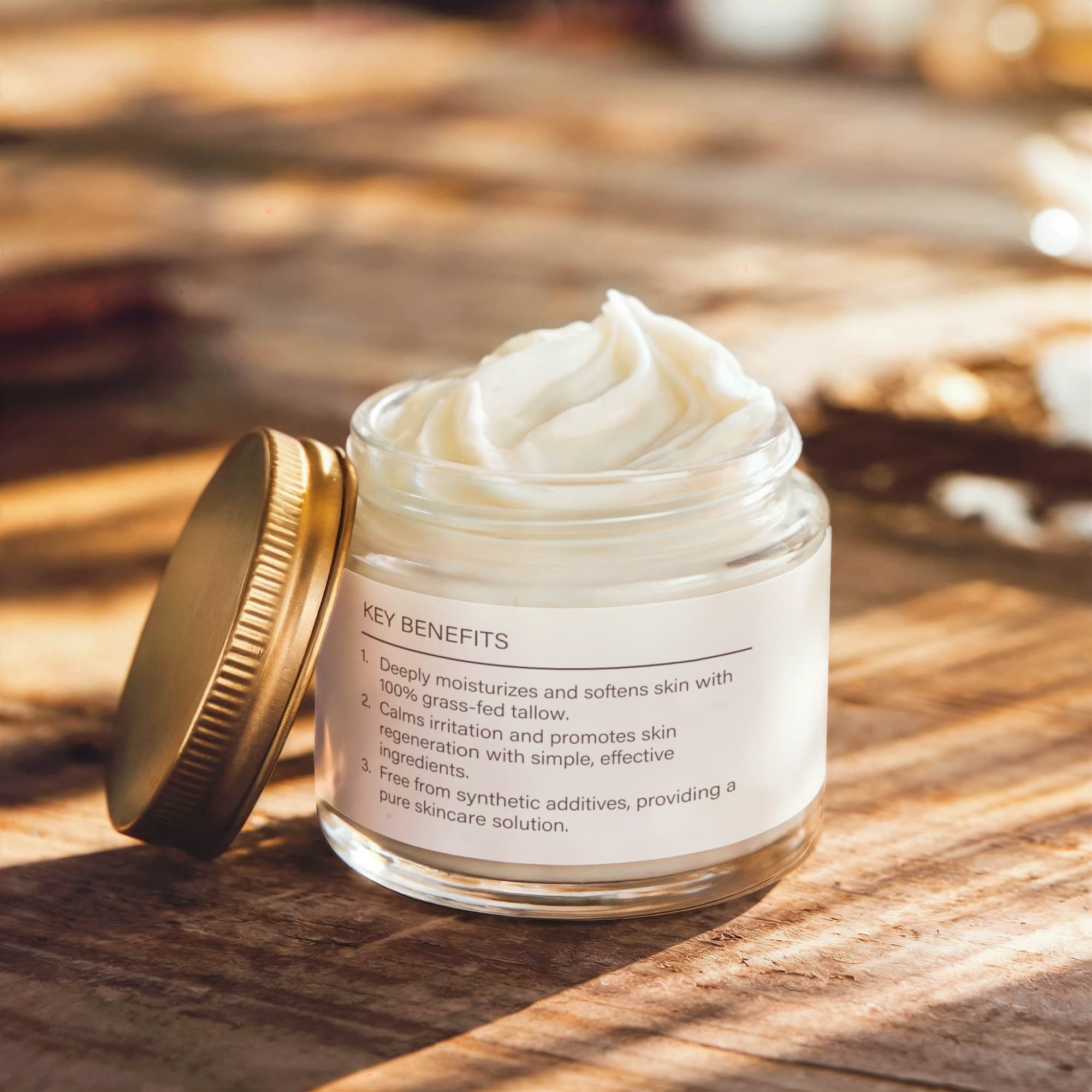 EVE NOVA/Whipped Grass-Fed Tallow Balm with Vanilla Bean