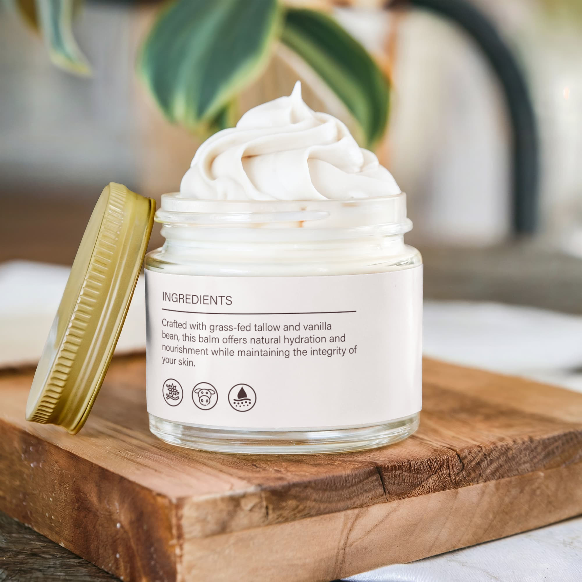 EVE NOVA/Whipped Grass-Fed Tallow Balm with Vanilla Bean