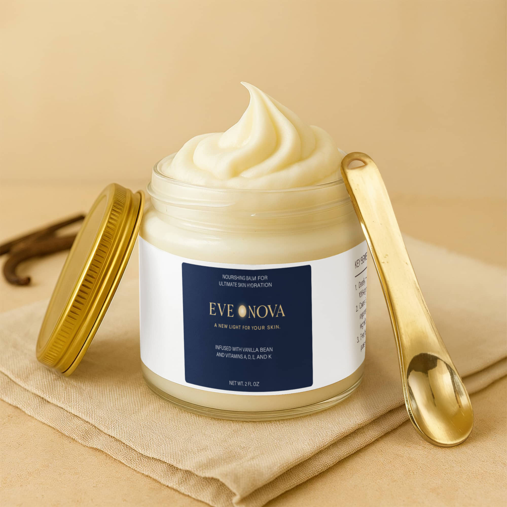 EVE NOVA/Whipped Grass-Fed Tallow Balm with Vanilla Bean
